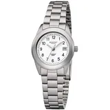 REGENT Damen Uhr F-258 Analoge Armband-Uhr silber D2URF258 - Silber