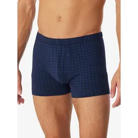SCHIESSER Retro Boxershorts kariert blau 4XL 5er Pack