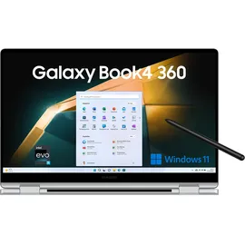 Samsung Galaxy Book4 360 Platinum Silver, Core 5 120U, 16GB RAM, 256GB SSD, DE (NP754QGK-KS1DE)