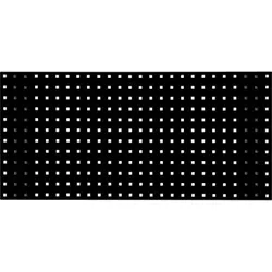 Lochplatte-tiefschwarz, 1500x450mm - tiefschwarz