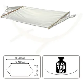 AMANKA Doppel Hängematte mit Gestell 200x120 cm Garten Hängeliege Hängemattengestell