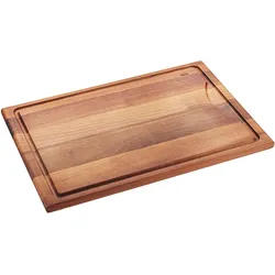 Schneidebrett GEFU "ENNO", braun, B:30cm H:1,8cm L:44cm, Walnussholz, Schneidebretter, mit Saftrille, klingenschonend