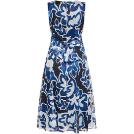 Betty & Co Sommerkleid Blau/Weiß 40