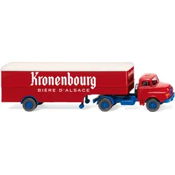 Saviem Kronenbourg Koffersattelzug Modell von WIKING 1:87