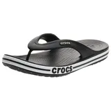 Crocs Bayaband Flip Flop,Black/White,41/42 EU