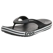 Crocs Bayaband Flip Flop,Black/White,41/42 EU