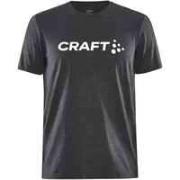 Craft Community Logo T-Shirt Herren 999200 - black melange L