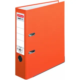 Herlitz Ordner maX.file protect A4 8 cm orange