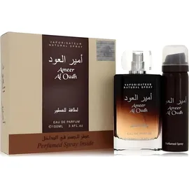 Lattafa Ameer Al Oudh EDP 100 ml + Deo Spray 50 ml Geschenkset