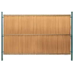 PVC Sichtschutzstreifen vertikal 153x250cm  RD08 Natur