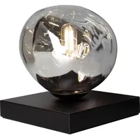 ECO-Light Tischleuchte Canopus Glas Grau Rauch