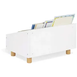 Pinolino Kinderbücherregal Ando 2 Fächer Buche lackiert weiß