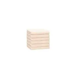 Betz 6 Stück Duschtücher Duschtuch Set Größe 70x140 cm Duschhandtuch Badetuch Strandtuch Handtuch Premium 100% Baumwolle Farbe beige