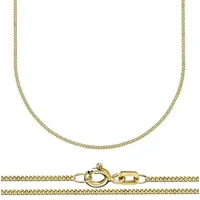 Firetti Panzerkette Schmuck Geschenk Silber 925 Collierkette in mehreren Breiten, Made in Germany gelb|goldfarben 40 | 2 mm
