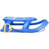 Kinderschlitten Rennrodel Bob Arrow mit Metallkufen blau