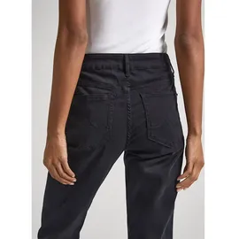 Pepe Jeans für Damen. PL801129U91 Bermuda Skinny Crop Hw schwarz (27), Lässig, Bio-Baumwolle