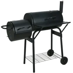 WellHome - Robuster Smoker Barbecue Train mit hitzebeständiger Lackierung