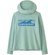 Patagonia - Kid's Cap SW Hoody - Lycra Gr M türkis