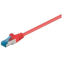 Goobay 93684 Netzwerkkabel 1 m), Cat6a S/FTP (PiMF) red
