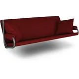 ANGERER Freizeitmöbel GmbH Hollywoodschaukel Auflage Elegance Joy - passend für viele 3-Sitzer Hollywoodschaukeln - Schaukelauflage Made in Germany (Rot)