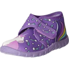 Fischer Markenschuh Hausstiefel Lila 25