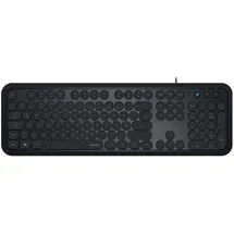 Speedlink Circle Retro Tastatur DE schwarz (SL-640004-BK)