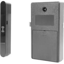 Schloss mit RFID-Kartenleser F132R, Aluminium, schwarz