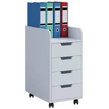 VCM Rollcontainer Konal Mini weiß