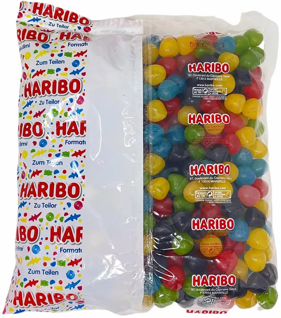 Haribo DRAGIBUS Soft Kaubonbons 2KG Mega Pack – Fruchtiger Genuss für Naschliebhaber