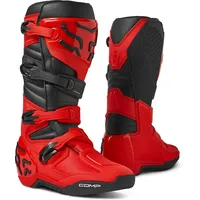 Fox Comp Motocross-Stiefel, Flo Red, 11,5