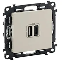 Legrand USB-Steckdose 5 St. Beige