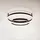 s.luce Ring LED Deckenleuchte 2-flammig rund gold 60 cm