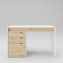 Phoenix Schreibtisch Salice Weiß / Eiche