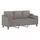 vidaXL 3-Sitzer-Sofa mit Zierkissen Taupe 180 cm Stoff