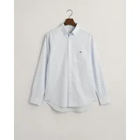 GANT Reg Stripe Langarmhemd Light Blue L