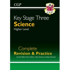 coordination group publications (cgp) KS3 Science Complete Study & Practice - Higher (with Online Edition) (CGP KS3 Revision & Practice)