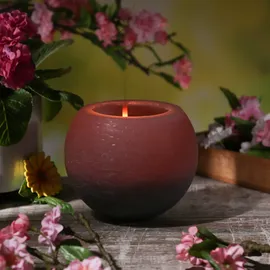 MARELIDA Citronella Duftkerze 12,5 cm grau