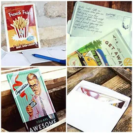 Nostalgic-Art Retro Blechpostkarte, 10 x 14 cm, Vespa – The Italian Classic – Geschenk-Idee für Roller-Fans, Original Lizenzprodukt (OLP), Postkarte aus Metall, Mini-Blechschild als Grußkarte