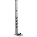 xavax Standfuß-Organizer für Akkustaubsauger silber/schwarz (00110235)