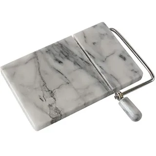 Käsebrett mit weißem Marmordraht Italian White Marble Cheese Wire Cutter 20 cm