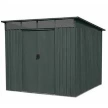 Floraworld Gartenhaus Pultdach 2,38 x 2,79 m Grau