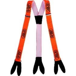 Hosenträger, orange schwarz - orange/schwarz
