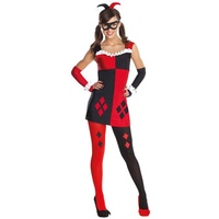 Rubie ́s Kostüm Batman Harley Quinn, Gotham City's Most Wanted: die klassische Harlekina rot 140-146