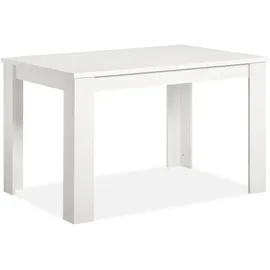 Homestyle4u Esstisch 80 x 75 x 80 cm weiß