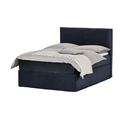 Boxi Boxspringbett 140 x 200 cm  Boxi ¦ blau ¦ Maße (cm): B: 140 H: 125