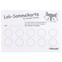 Betzold 757421 - Lob-Sammelblock, Din A6, 90 Blatt€“ Belohnungskärtchen Zum Loben Und Motivieren Für Kinder