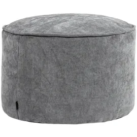 I.C.O.N. icon Sitzpouf, Grau, Kunststoff, 55x35x55 cm, Hergestellt in Deutschland, Wohnzimmer, Hocker, Poufs