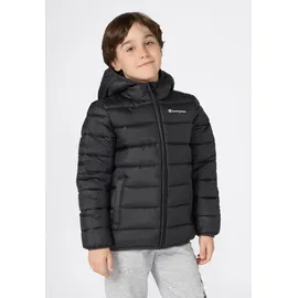 Champion Steppjacke CHAMPION "SPORTWEAR JACKET Standard Fit", Jungen, Gr. L, nbk, nbk, nbk, Obermaterial: 100% Polyester, Jacken Steppjacke