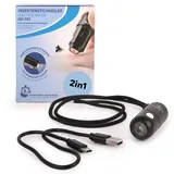 Dittmann HEALTH BITE GONE Insektenstichheiler (65x25 mm) – Hitzestift gegen Mückenstiche - Lindert Juckreiz & Schwellung – Camping & Outdoor Gadget - 2in1 Taschenlampe & Stichheiler - 3 Programme