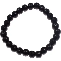 Armband FIRETTI "Schmuck Geschenk Energie" Gr. 18, schwarz (schwarz, schwarz), Armbänder, Damen, 18, Stein-Silikon, Stein, Silikon, Made in Germany - mit Onyx, Karneol oder Aventurin